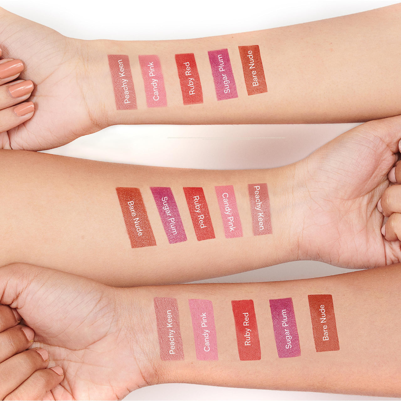 Gush Penpal 5-In-1 Lipstick| Five Shades In One| Multi-Use Stackable Lipstick For Lips, Long Lasting, Creamy Matte Finish| Moisturizing Formula With Intense Color Payoff, 4.8 G