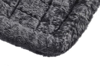 New World Pet Products Gray Dog Bed | Bolster Dog Bed Fits Metal Dog Crates | Machine Wash & Dry, 30-Inch, Model:B40230-GY 30.0