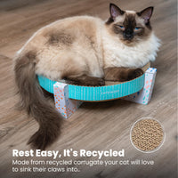 Catstages Scratch, Snuggle & Rest Corrugated Cat Scratcher With Catnip (packaging may vary) Scratch Snuggle & Rest