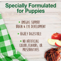 Nylabone Healthy Edibles Puppy Natural Long Lasting Dog Chew Treats Lamb & Apple Small/Regular (12 Count) 0.9166666666666666 Ounce (Pack of 12)