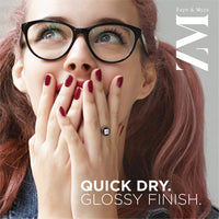 ZM Zayn & Myza Breathable Nail Enamel - Red Velvet | Smooth Application | Quick-Drying I Longlasting I Chip-Defiant I Water Permeable | Glossy Finish | 100% Vegan, 6 ml