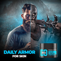 Beardo Daily Defence Face Cream for Men, 50g |Water-based Fast Absorbing Ultralight Moisturizer for face with Niacinamide & Vitamin E | Shield against Pollution