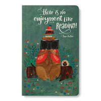 Compendium Softcover Journal - There is no enjoyment like reading! – A Write Now Journal with 128 Lined Pages, 5”W x 8”H Enjoy Reading