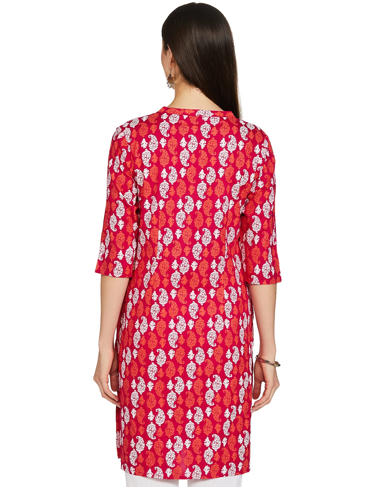 Karigari by Unlimited Women's  Rayon Classic Kurta