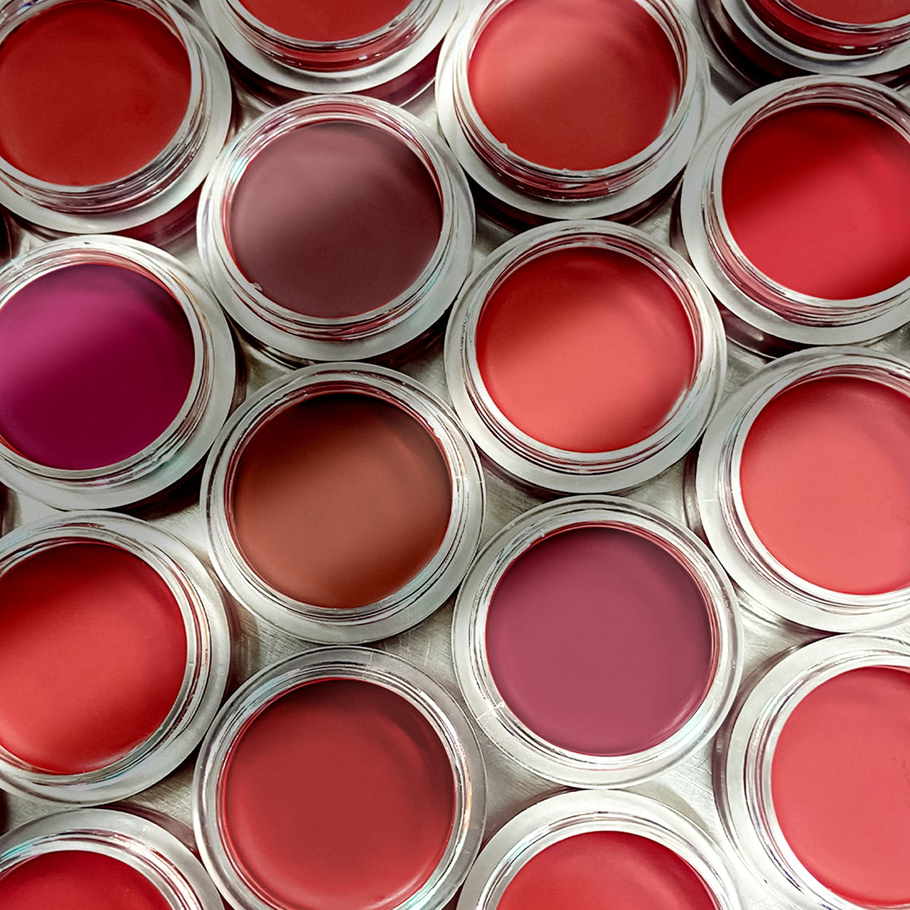 Just Herbs Ayurvedic, Natural Lip & Cheek Tint, Blush For Women- 02 Peachy Coral (Creamy Matte) & Just Herbs Ayurvedic Creamy Matte Lipstick Set38gm (Pack of 16)