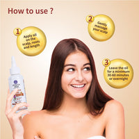 Ayouthveda Protein Hair Oil For Healthy Hair | Blend of Essential Oil & 12 Herbal Extracts | Strengthen The Roots & Makes Hair Shiny | A Non Sticky Formula For Dandruff Control (Pack of 1-100ml each)