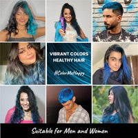 2.Oh! Italian- Blue Hair Color For Women & Men | Ammonia-Free DIY Semi Permanent Hair Color | Enriched with Argan Oil | Lasts upto 12-15 Washes