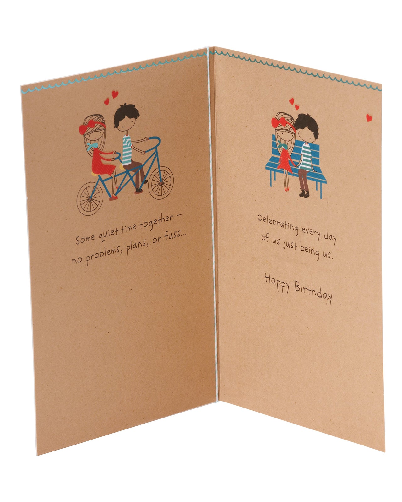American Greetings Romantic Birthday Card (Being Us) Being Us Birthday Card