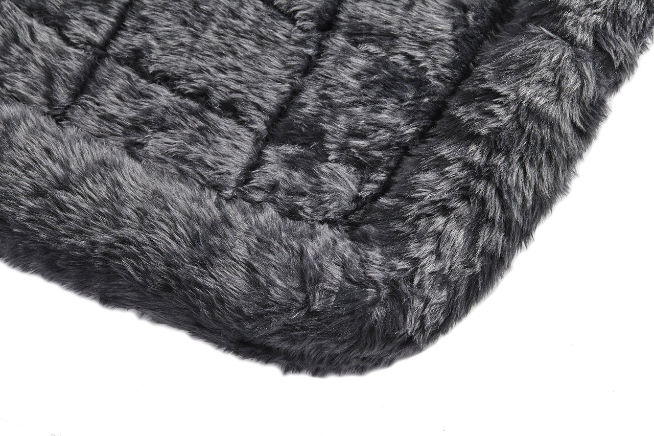 MidWest Homes for Pets Homest for Pets Bolster Dog Bed 30L-Inch Gray Dog Bed or Cat Bed w/ Comfortable Bolster | Ideal for Medium Dog Breeds & Fits a 30-Inch Dog Crate | Machine Wash & Dry