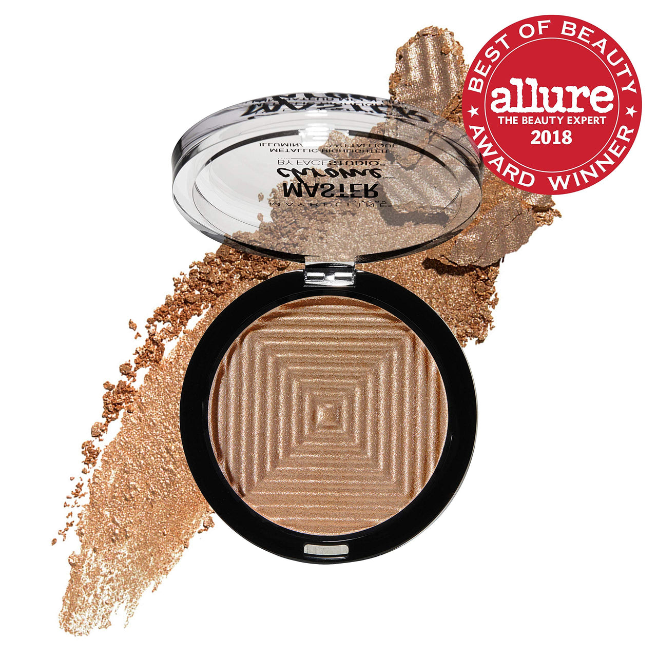 Maybelline New York Instant Age Rewind Concealer, Ivory, 6g and Maybelline New York Face Studio Master Chrome Metallic Highlighter, Molten Gold, 6.7g