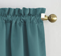 Sun Zero Easton Energy Saving Blackout Rod Pocket Curtain Panel, 40