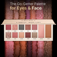 Swiss Beauty Select Light Em Up Multipurpose Face and Eye Palette | 10 Eyeshadow shades + 1 Blusher shade + 1 Contour Pan| Shade- Twilight, 20g |
