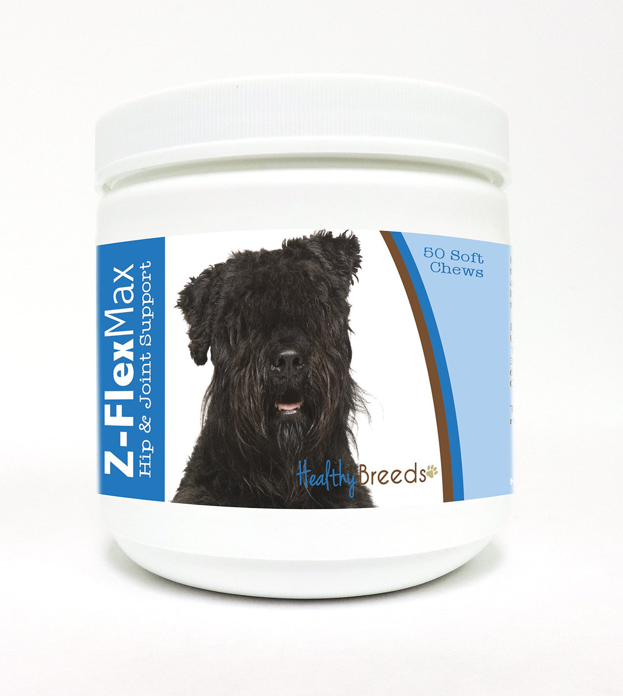 Healthy Breeds Bouvier des Flandres Z-Flex Max Hip and Joint Soft Chews 50 Count 50 Ct
