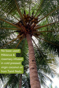 The Nature Mill Hibiscus Rosemary Hair Serum Oil. For stronger hair. 100ml (Coconut Peppermint)