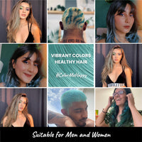 2.Oh! Italian- Tropical Blue Hair Color For Women & Men | Ammonia-Free DIY Semi Permanent Hair Color | Enriched with Argan Oil | Lasts upto 6-8 Washes | Pack of 2