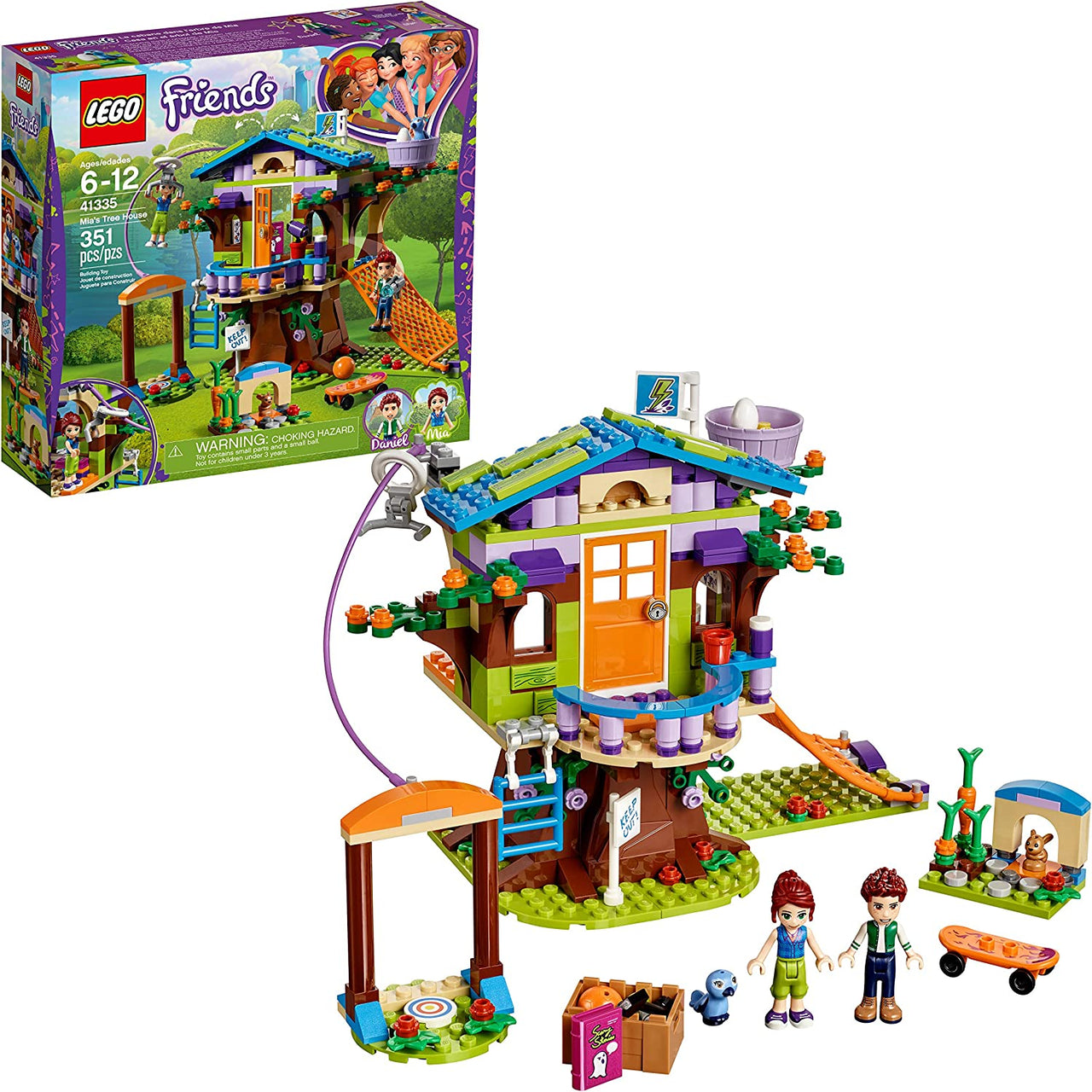 LEGO Friends Mia's  Tree House 41335 Creative Building Toy Set for Kids, Best Learning and Roleplay Gift for Girls and Boys (351 Pieces) Visit the LEGO Store