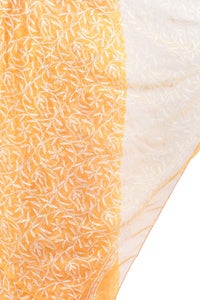 Lavangi Women's  Lucknow Chikankari Tepchi Work Georgette Saree
