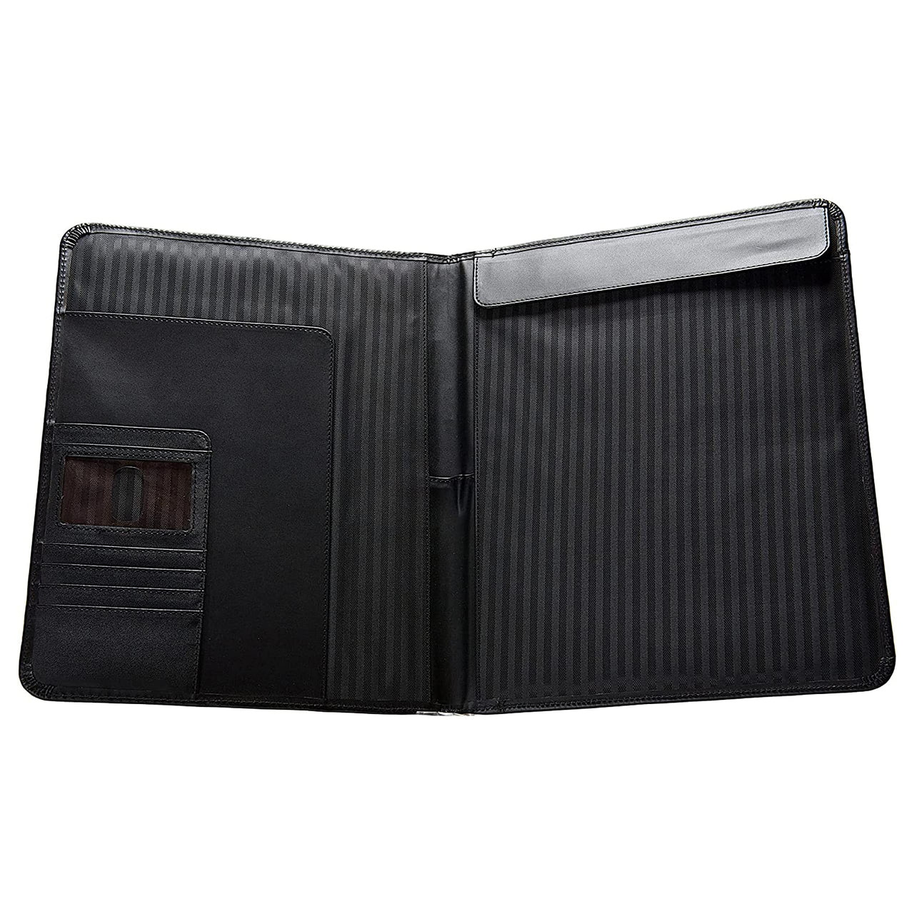 Case-it Business Meeting Padfolio | Professional Portfolio with Letter Size Writing Pad, Black (PAD-20) Single PAD-20