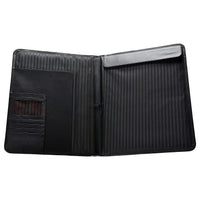 Case-it Business Meeting Padfolio | Professional Portfolio with Letter Size Writing Pad, Black (PAD-20) Single PAD-20