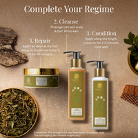 Forest Essentials Travel Size Hair Cleanser Japapatti & Brahmi|Ayurvedic Shampoo Dry,|Sls/Sles (Sulphates) Free,Paraben Free|Deep Nourishing Natural Shampoo, 50 Millilitre