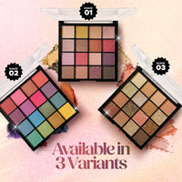 Hilary Rhoda Perfection Eyeshadow Palette|Highly Pigmented Eyeshadow Palette|Matte&Shimmer Finish|Long Lasting Eyeshadow For Women|Blendable Eyeshadow|20.8G|16 Shades (Shade 3),Multicolor