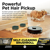 Shark Matrix Plus 2in1 Robot Vacuum & Mop with Sonic Mopping, Matrix Clean, Home Mapping, HEPA Bagless Self Empty Base, CleanEdge, for Pet Hair, WiFi, Black/Mocha, AV2630WA Wet and Dry Self-Empty + Mocha