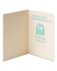 American Greetings Funny Goodbye Card (Monster) Monster