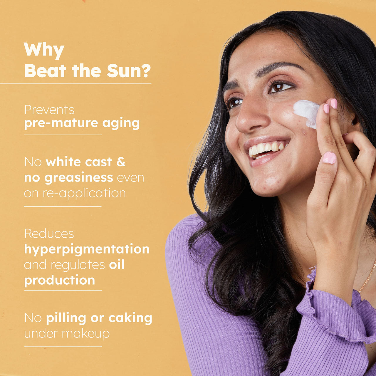 Put Simply Korean BroadSpectrum Sunscreen SPF 50 PA++++ | For Dry, Oily & Sensitive Skin | Niacinamide & Ceramides | No White-Cast, Lightweight, Non-greasy & Photostable | For Men & Women | 50 ml