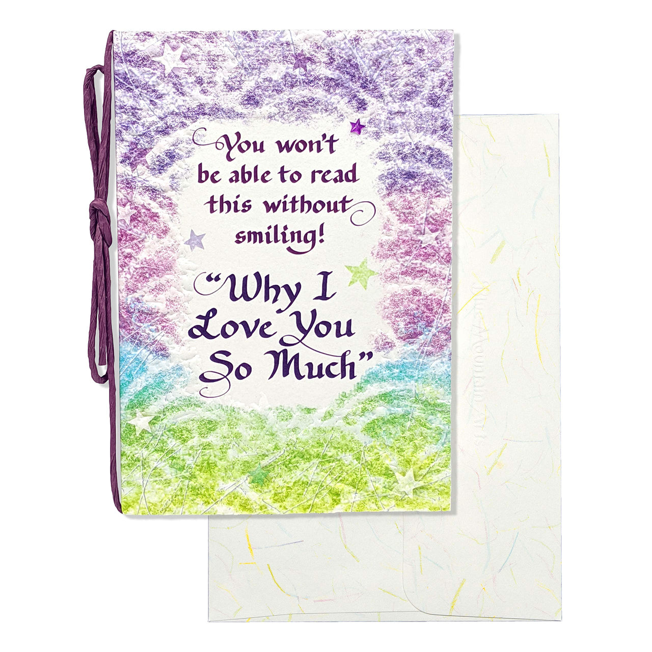 Blue Mountain Arts Love CardRomantic Card, Anniversary Card, Thinking of You Card, or Just Because Card (You wont be able to read this without smiling! Why I Love You So Much)