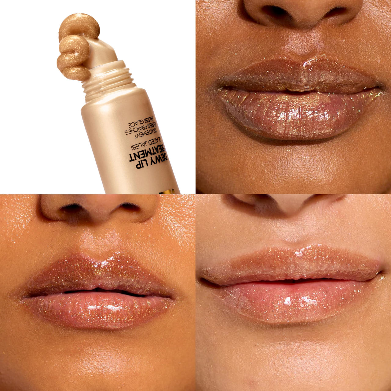 indē wild Glazed Jalebi (15ml) Dewy Lip Balm | Lasts for 8+ hours | With Natural Desi Ghee, Hyaluronic Acid, Squalene & Peptides | Deep Hydration & Repairs Fine Lines | Korean Fomrulation | Non-Sticky