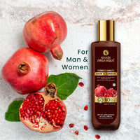 KHADI ORGANIQUE Pomegranate Hair Cleanser Natural UVA & UVB Rays Blocker (SLS & PARABEEN FREE) 200ML