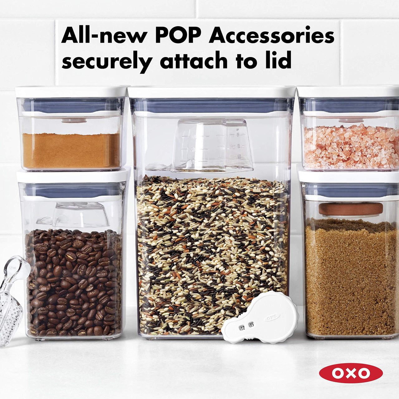 OXO Good Grips POP Container - Rectangle Mini 0.6 Qt 0.6 Qt - Rectangle - Tea
