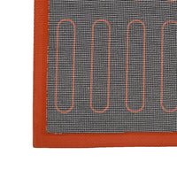 Basics Silicone Non-Stick Eclair Baking Mat, Reusable, Easy to Clean, 2 Pack, Black/Red/White, Rectangular, 15.7
