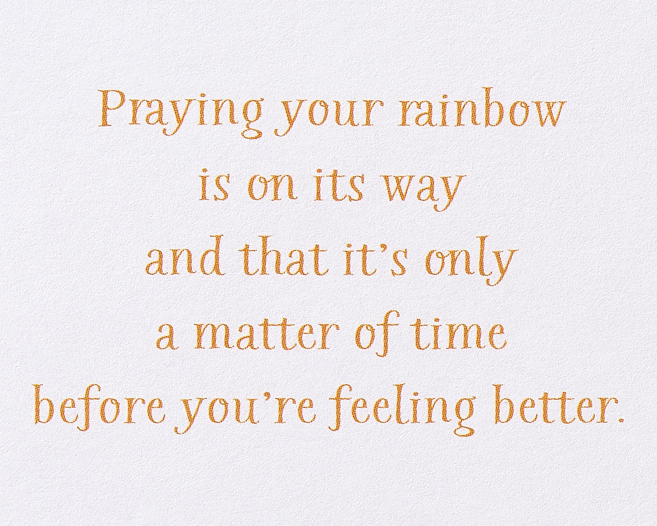 American Greetings Religious Get Well Soon Card (Bright Endings)