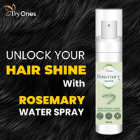 TryOnes Rosemary Water For Hair Growth | Mist Spray for Hairfall | Rosemary Hair Mist For Thick hair| Adds Shine & Helps Reduce Hairfall, Strengthens | For All Types | For Men & Women
