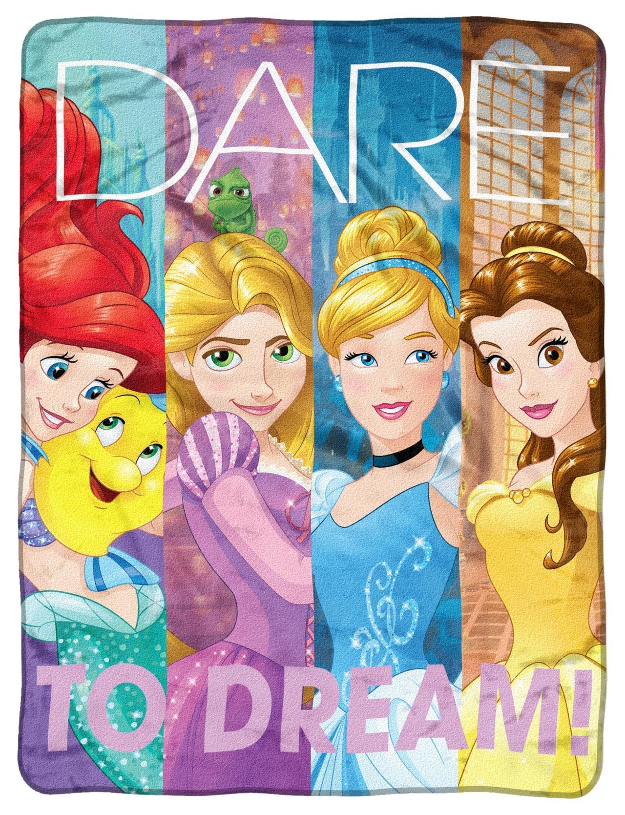 Northwest Disney Princesses, “Dreamers” 46 60-inch Micro Raschel Throw Company, 46" x 60" Dreamers