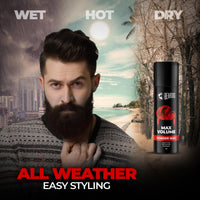 Beardo Max Volume Powder Wax 10 gm | Matte Finish | Strong Hold | Restylable | Hair Styling Wax | Hair Wax Powder For Men