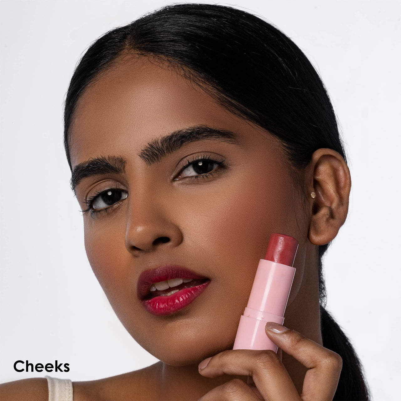 Blue Heaven Kiss & Blush, Lip, Cheek & Eyes Tint, Glittering Magenta, 8.5gm