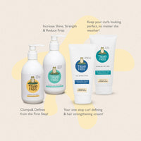 True Frog’s Ultra Defined Curls Bundle With Shampoo For Curls - 250 ml, Everyday Hair Conditioner - 250 ml, Curl Defining Cream - 150ml & Styling Gel for Curls - 150 ml - (Combo Pack of 4)