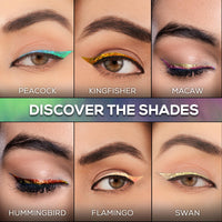RENEE Holographic Liquid Eyeliner - Kingfisher, Smudge-Proof & Long-Lasting, Easy Glide & Quick-Drying Formula with Monochrome Effect, Intense Color Pay-Off