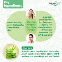 SALVE Parasoft Cream For Dry & Dehydrated Skin - Intense Moisturizer Nourishing Cold Cream & Winter Cream With Goodness Of Aloe Vera For Men & Women - 200 Gm