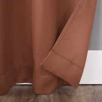 Sun Zero Easton Energy Saving Blackout Rod Pocket Curtain Panel, 40