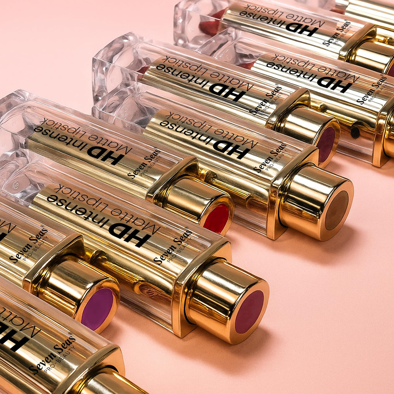 Seven Seas HD Intense Matte Lipstick | Non-Transfer | Lipstick For Women (603-Flamingo1, 3.5G)