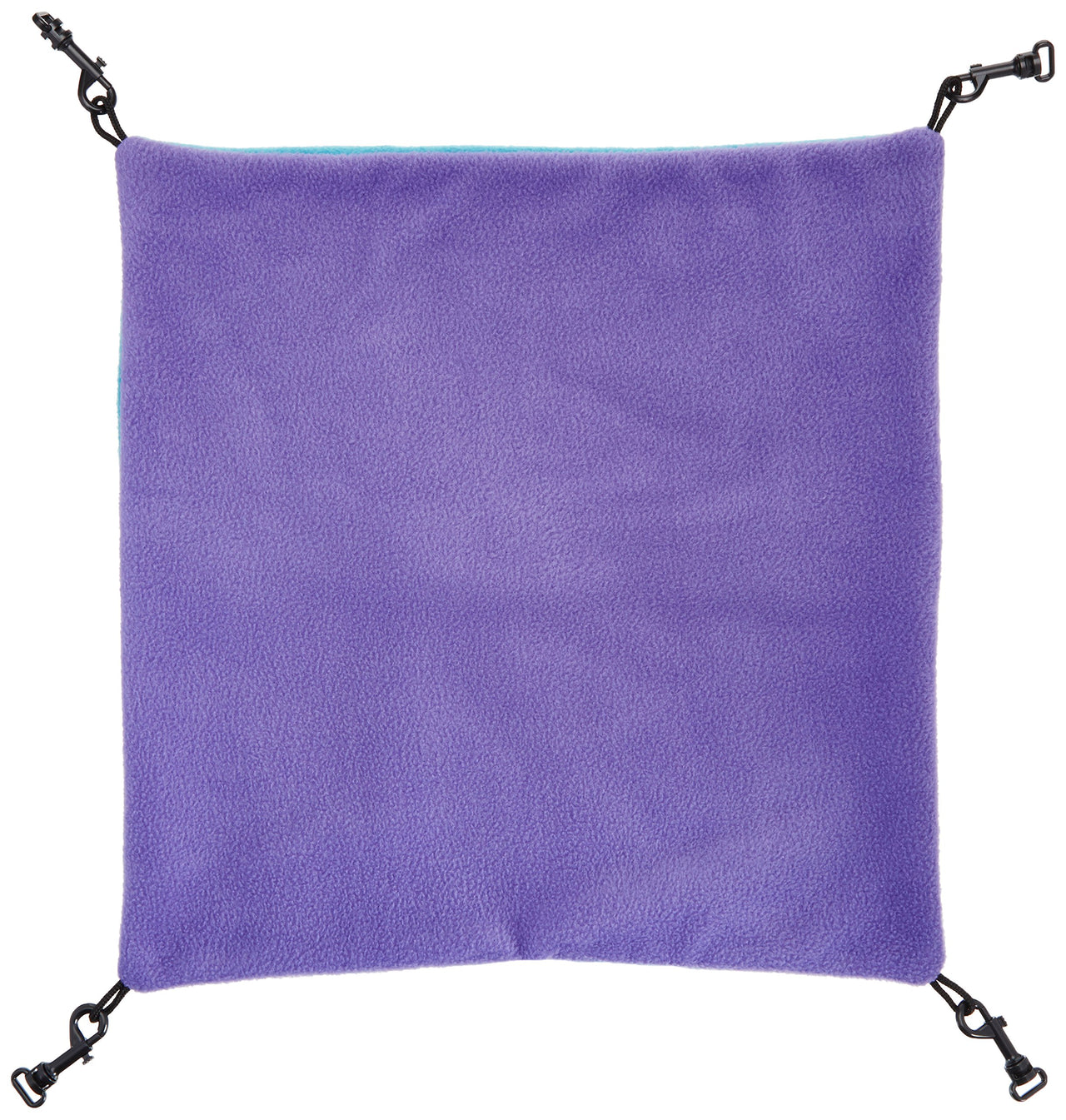 MidWest Homes for Pets Ferret Nation Large Hammock for Ferret Nation & Critter Nation Small Animal Cages | Measures 17L x 13W x 8H- inches,Purple/Teal 17.0"L x 13.0"W x 8.0"Th Purple/Teal