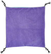 MidWest Homes for Pets Ferret Nation Large Hammock for Ferret Nation & Critter Nation Small Animal Cages | Measures 17L x 13W x 8H- inches,Purple/Teal 17.0