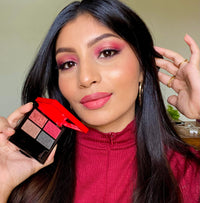 Charmacy Milano Gradient Eyeshadow Palette (Size 01) - 7.2g, Soft Texture, Mini Palette, Metallic, Travel Friendly, Highly Pigmented, Long Wear, Minimall Fallout, Vegan, Cruelty Free, Toxin Free