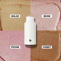 FAE Beauty Double Dew Highlighter | All-Over Multi-Use Illuminator | Long Wear | Ultra Fine Shimmer | Soft, Radiant Finish | Buildable, Blendable, Silky Formula | Enriched with Avocado oil, Jojoba oil & Vitamin E | Shade - Beam (7.5 g)