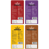 Colombian Brew 3 in 1 Assorted Instant Coffee Premix Café Latte, 10 Sachets Box & Colombian Brew Hazelnut Instant Coffee Powder, No Sugar Vegan, 50gm