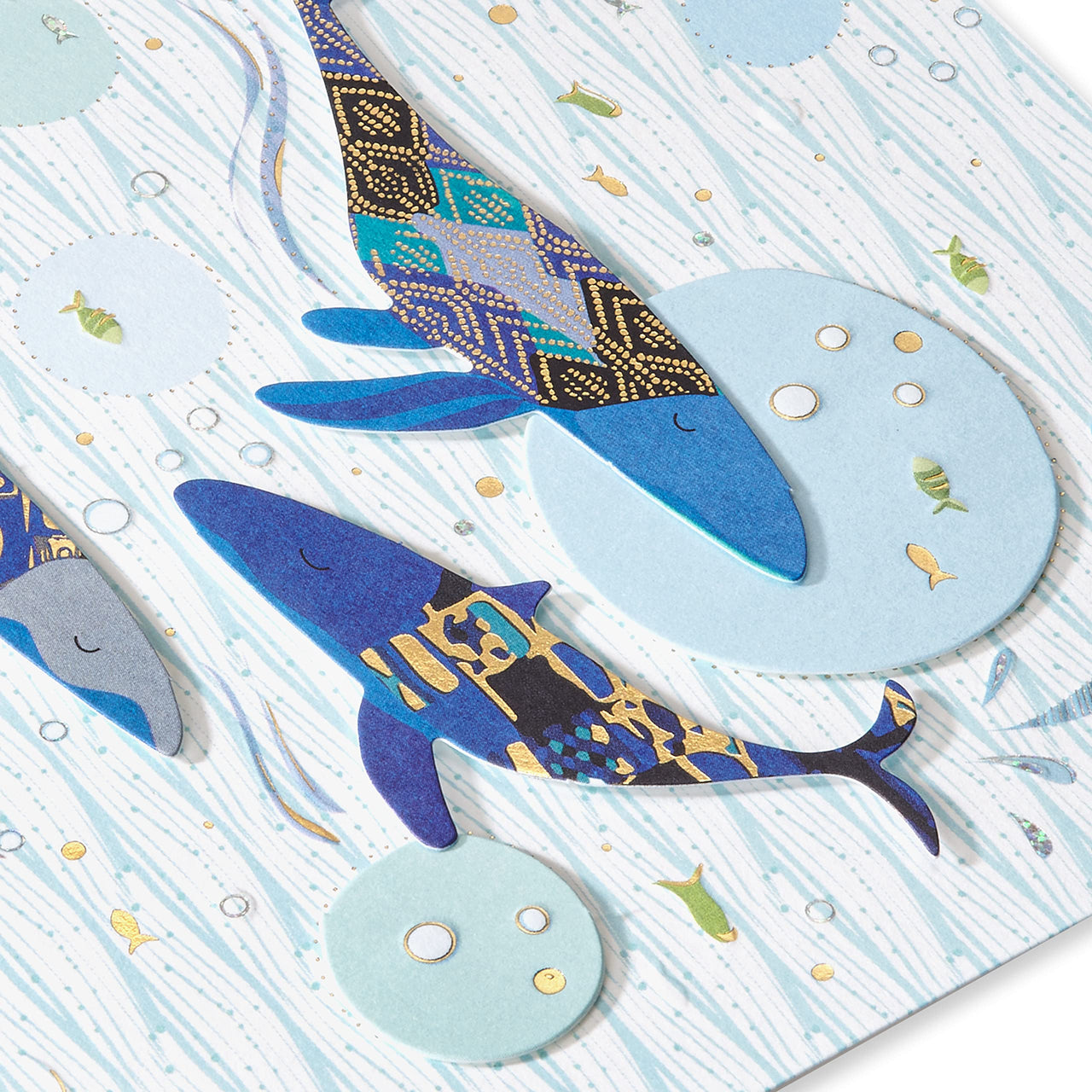 Papyrus Blank Card - Designed by House of Turnowsky (Whales) ‎Whales