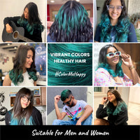 2.Oh! Italian- Aqua Marine Hair Color For Women & Men | Ammonia-Free DIY Semi Permanent Hair Color | Enriched with Argan Oil | Lasts upto 12-15 Washes | Pack of 2